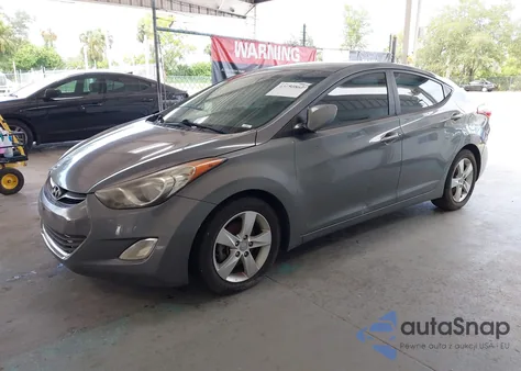 2013 Hyundai Elantra Gls z USA, uszkodzony, nr VIN 5NPDH4AE3DH296720